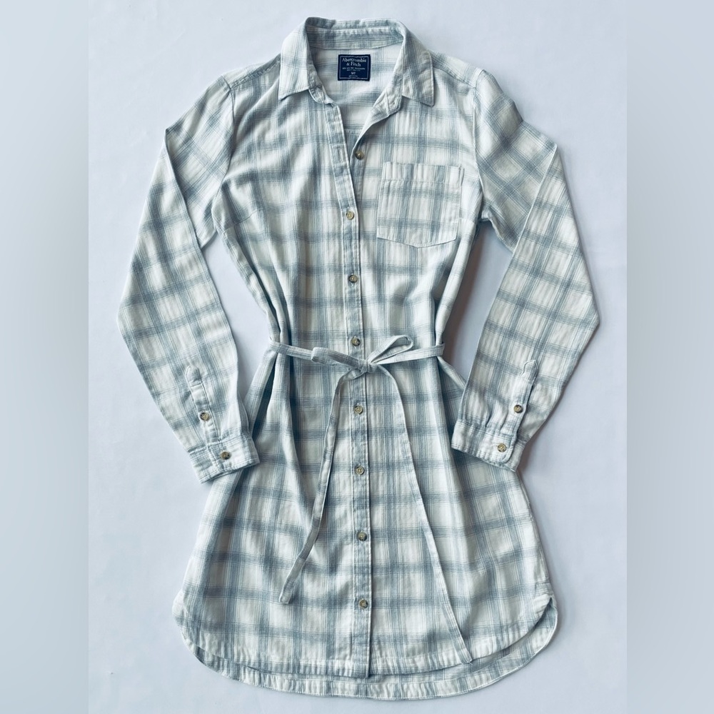 Abercrombie & Fitch Plaid Shirt Dress